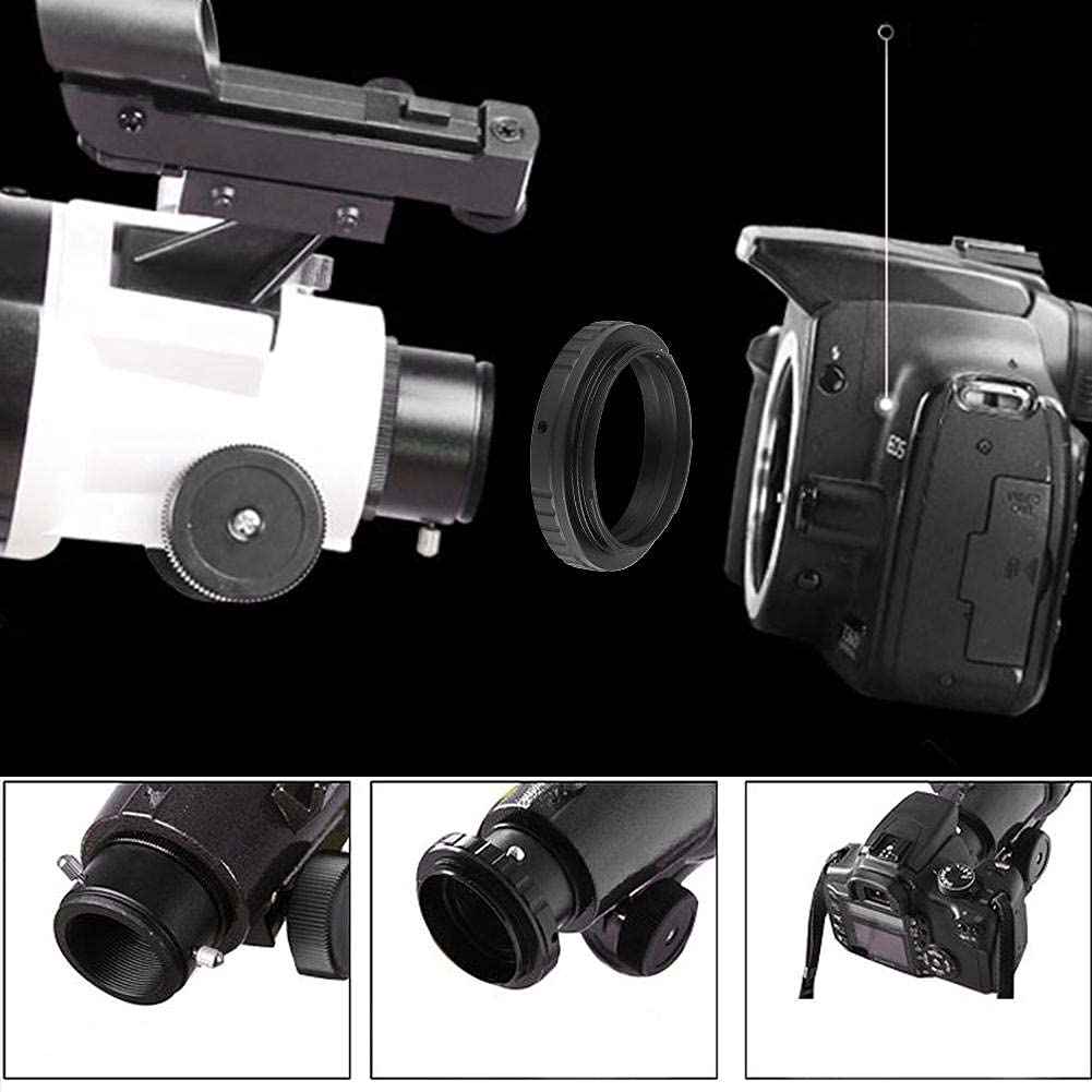 Anello Adattatore Adattatore Adattatore per Obiettivo M48 x 0.75 Anello Adattatore di Supporto telescopio oculare per Nikon AI per Fotocamera per EOS (per Canon EOS)(per Canon Eos-M48)