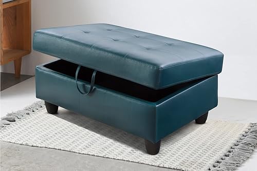 Miniatura 8 de SIENWIEY Sofá modular otomano para muebles de sala de estar, sofá modular de 35 pulgadas, otomano plegable, reposapiés, banco de almacenamiento para