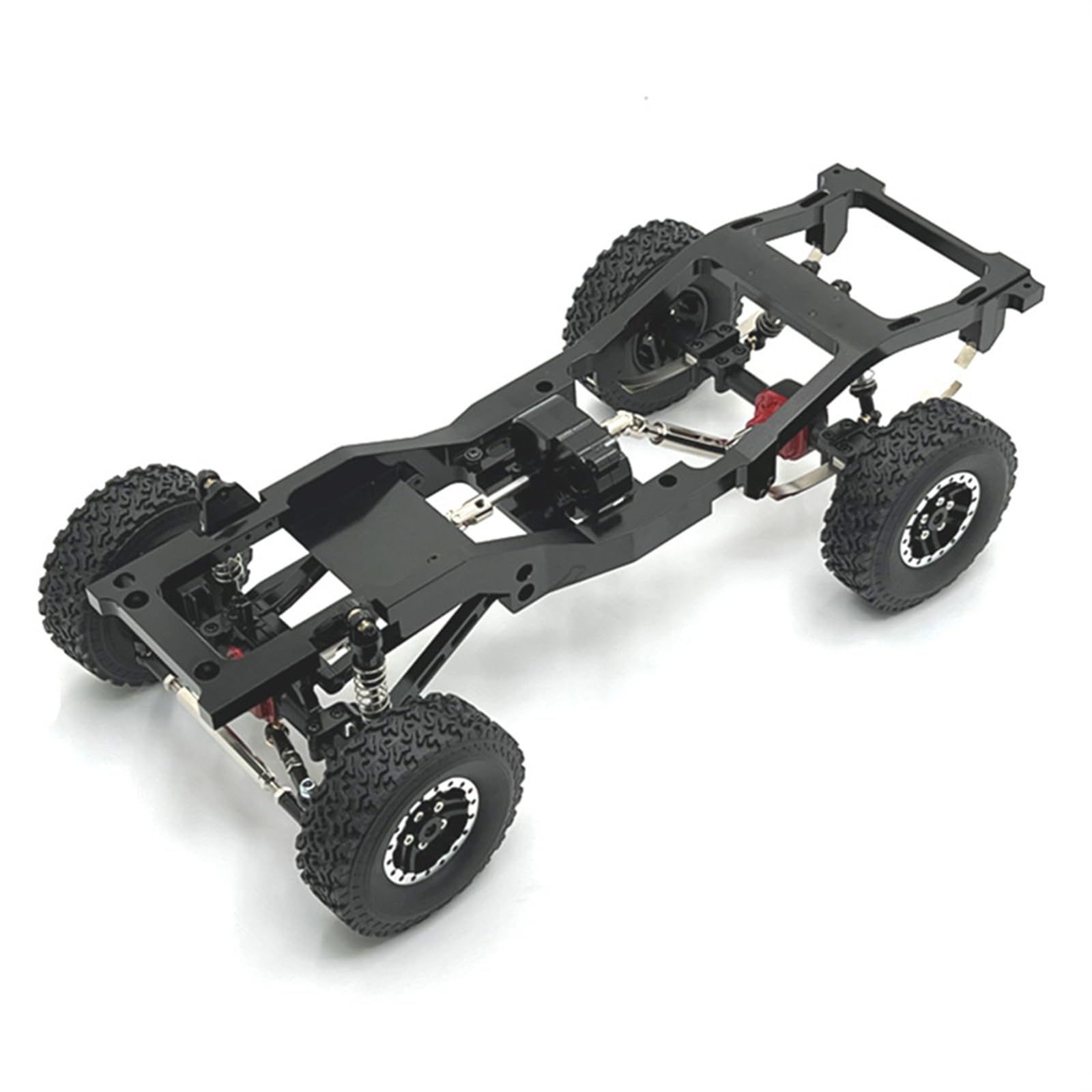 Einfach zu ersetzendes Metallgehäuse für RC Auto MN82 LC79. Robusterer MN82 LC79 RC Upgrade Rahmen. Auto Upgrade Teile , Schwarz