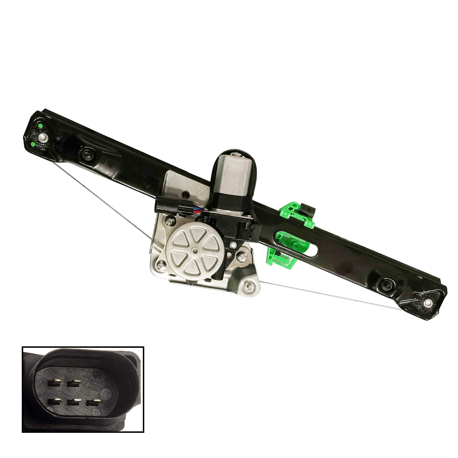 Photo 1 of LAFORMO Rear Left Window Regulator with Motor Compatible with 2006-2012 BMW 323 325 328 330 335 M3# 51357140589, 748-468, 67626927025