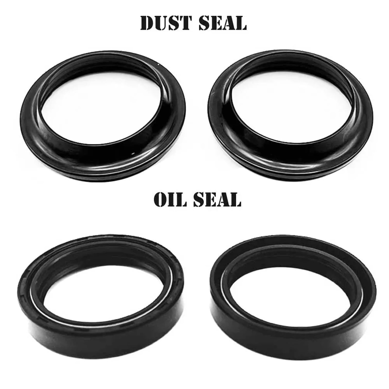 Kit de Sello para Horquilla Delantera Compatible con Honda CBR600RR, CBR1000RR, CBR 600RR, 900RR, 1000RR, 600, 900, 1000 RR, CBR600, F2, F3, F4 y F4i.(CBR600 F2 1991-1994)