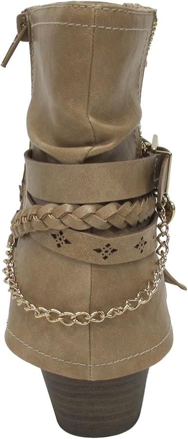 Amazon.com | Jellypop Women's Fossa Boots, Natural Distress, 7.5