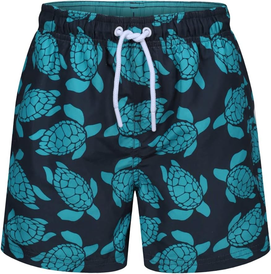 RIPT Boy's Quick Dry Uv 50 Sun Protection Peach Finish Swimming Swim Shorts Trunks (Pack of 1)