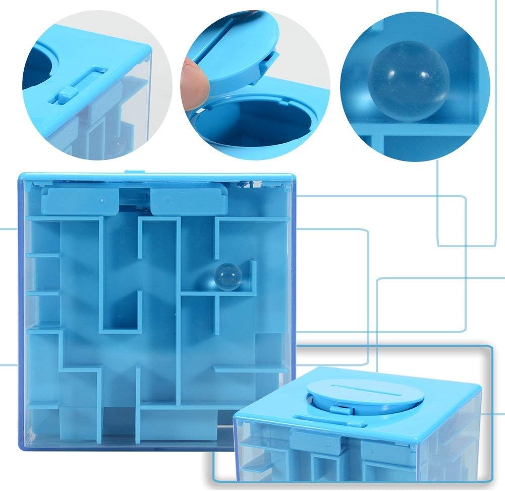 Money Maze Puzzle Box for Kids and Adults, Perfect Money Holder Maze Puzzle Gift Box (2pcs)