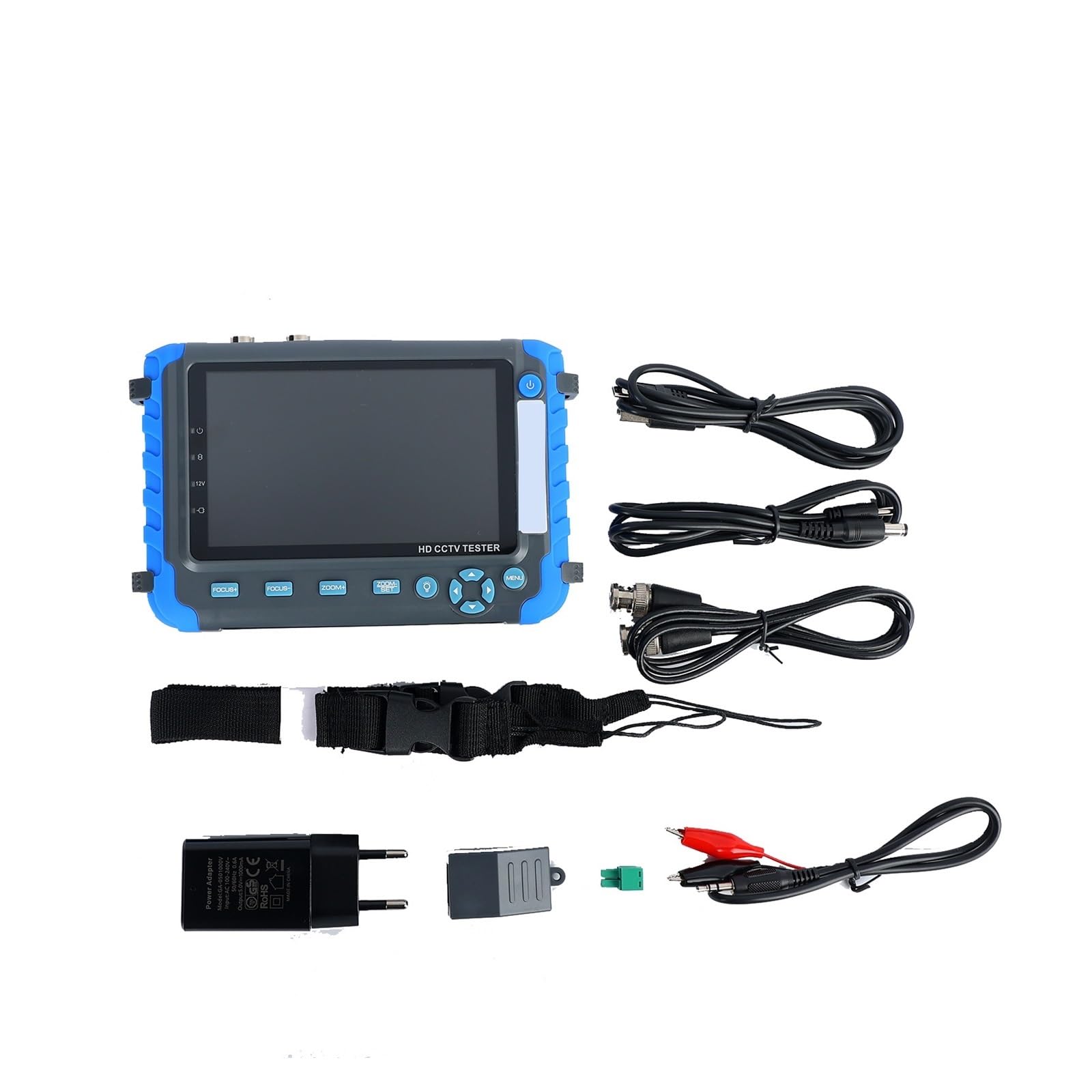 CCTV-Tester, IV8C CCTV Tester Monitor 8MP AHD TVI CVI CVBS Kamera Testen RS485 PTZ Steuerung UTP Kabel Testen Kamera Test Werkzeug CCTV Tester