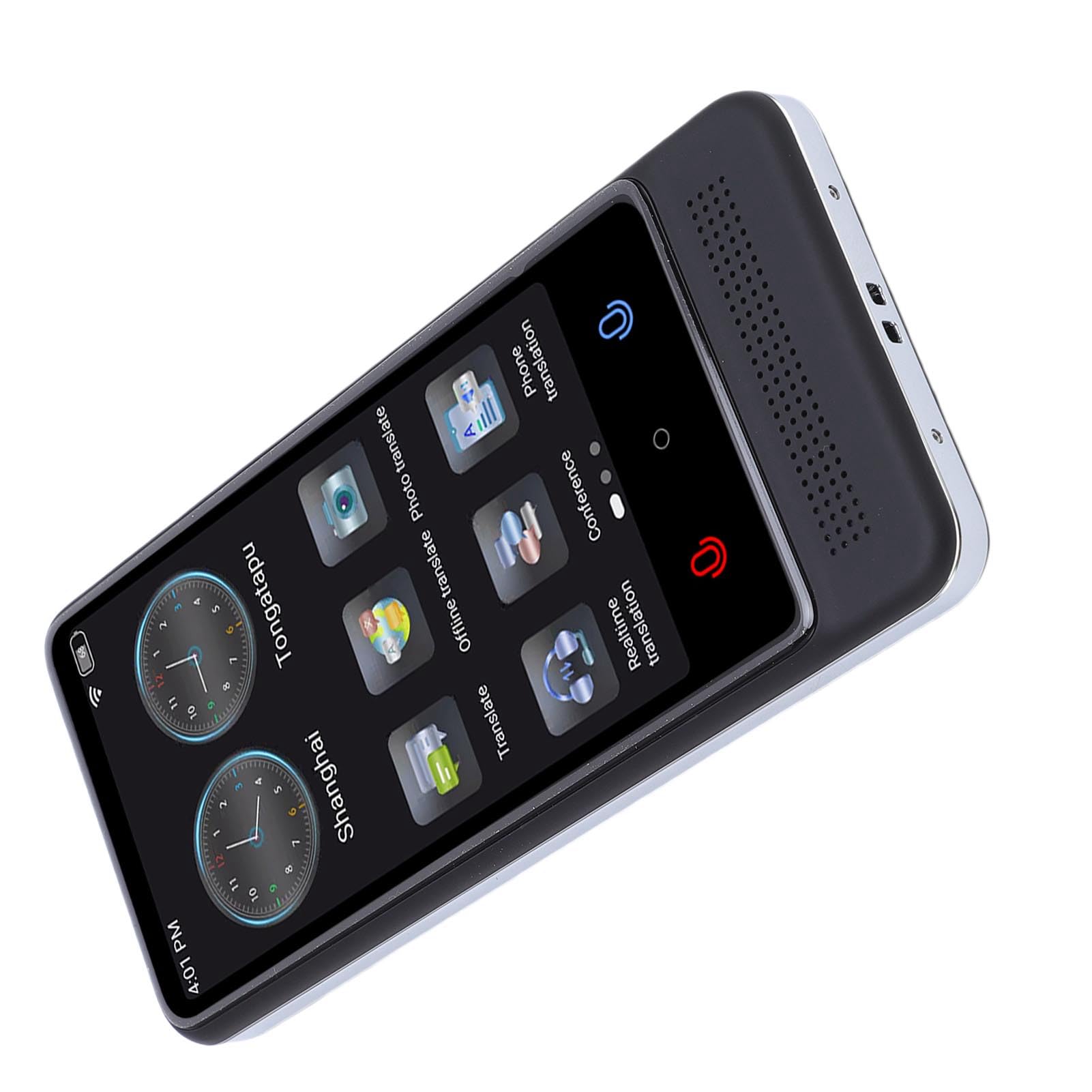 Pongnas Traduttore Vocale Portatile, Schermo Touch 3.0 Pollici