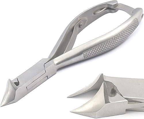 Cortaúñas para hombres con uñas gruesas o encarnadas – Podólogo Cortaúñas de los pies Cortador de uñas de alta resistencia Cabeza Luna, Dedo