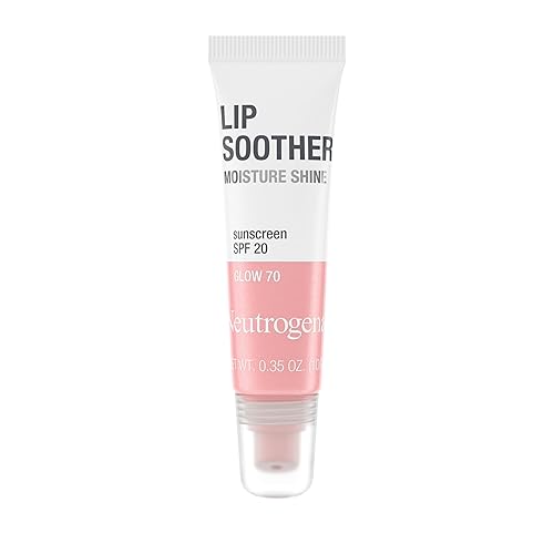Bálsamo de labios Neutrogena Moistureshine, SPF 20, Brillo, paquete de de 2
