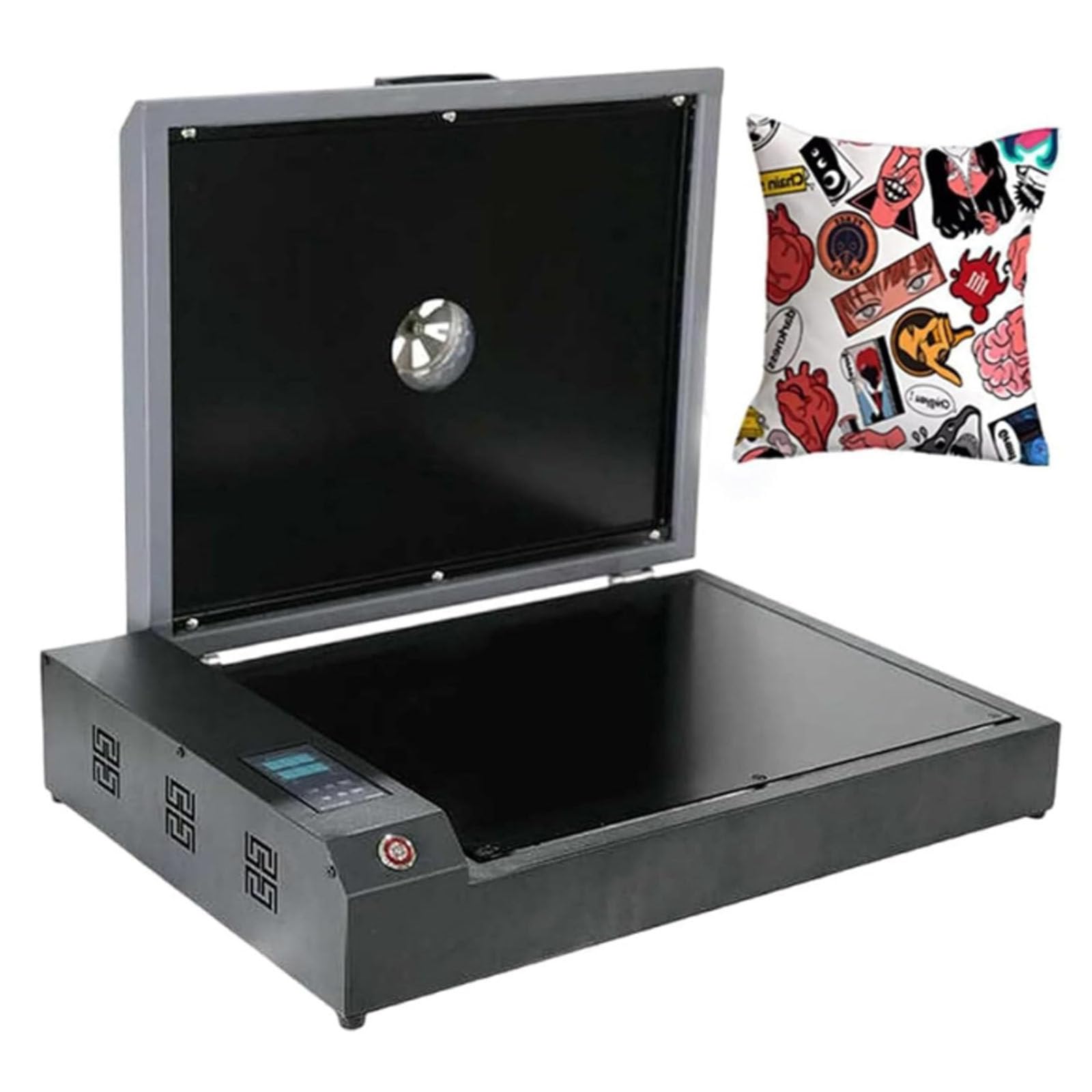 Piec do suszenia DTF, piec do utwardzania A3/A4/A5/DTF, drukarka DTF 930 W, podwójne ogrzewanie z kontrolą temperatury (0-200℃) i kontrolą czasu, piec do suszenia znaków na ubrania DIY