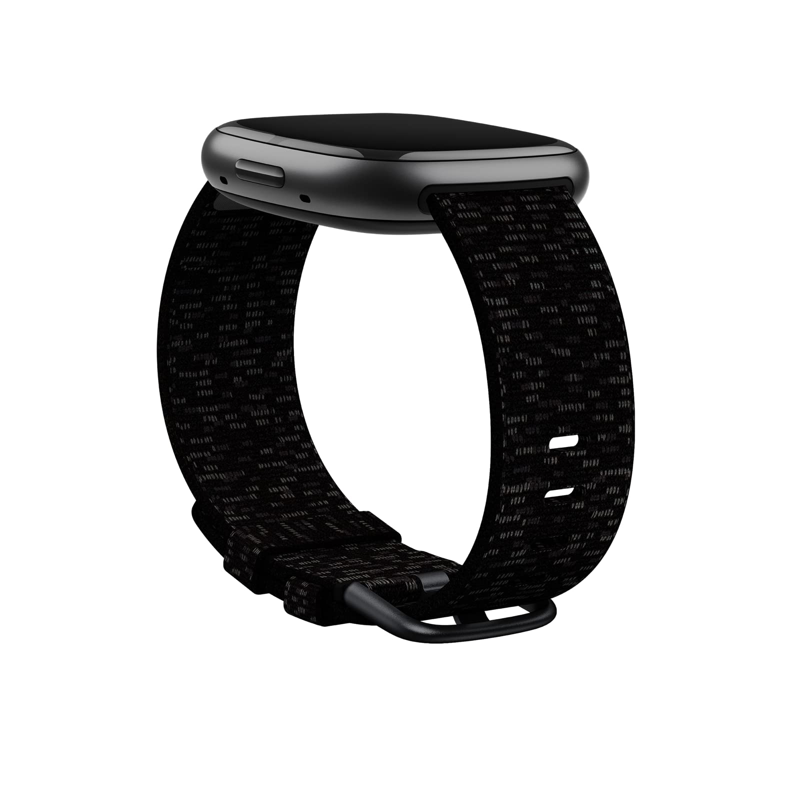 Fitbit Versa 3 / Sense Woven Band Accessory, Charcoal, Large - Image 2