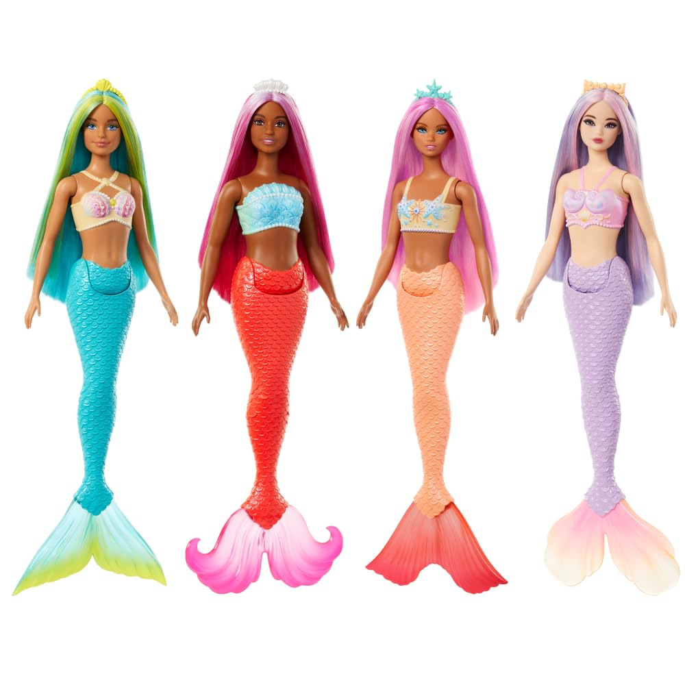 Barbie Mermaid Doll with Fantasy Hair & Shell Accessories at ₹591 – Amazon