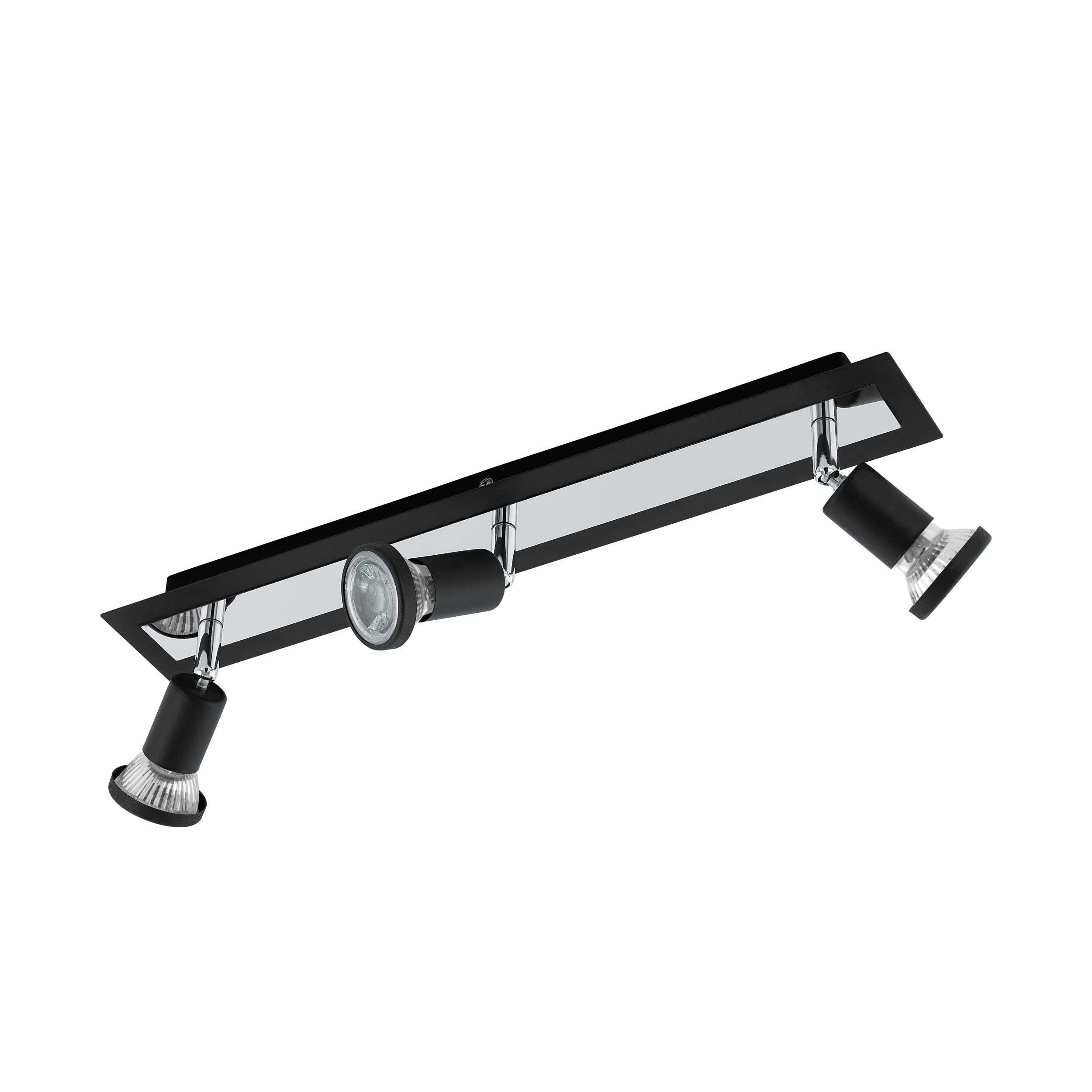 Eglo LED Ceiling Light Sarria, 3-Flame Ceiling lamp, Metal Spotlight