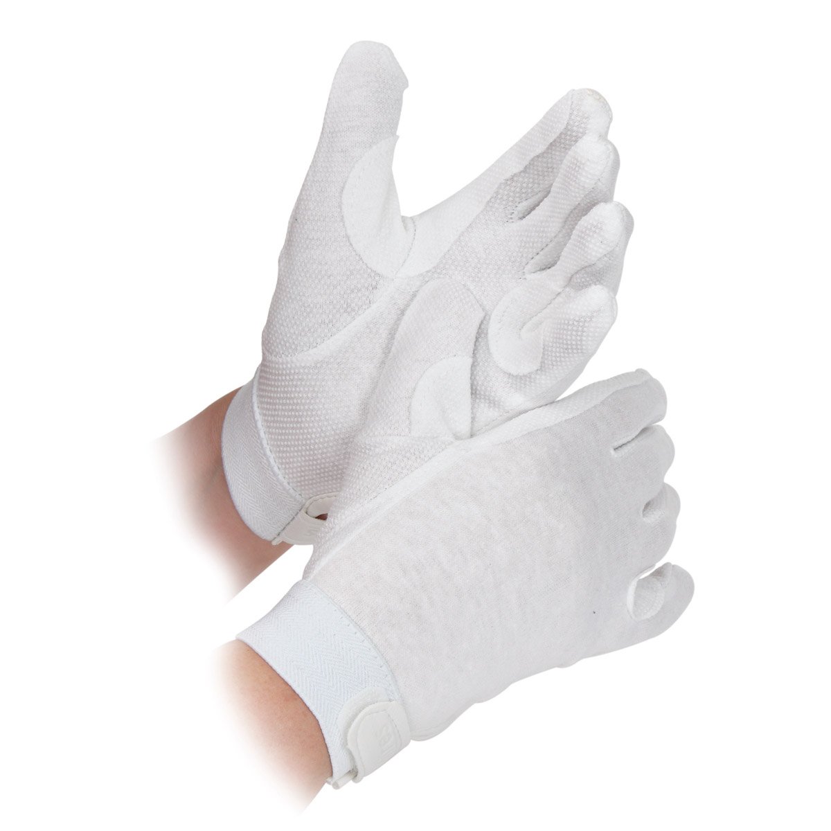 Guanti di cotone sanitari - Misura: 6,5 - bianchi - Conf. 10pz