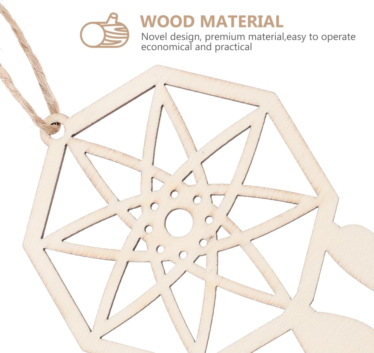 Wood Dream Catcher Ornament: 40pcs Mini Dreamcatcher Arts Craft Hanging Nursery Bedding Room Decorations Car Wall Catchers Kit - Image 4