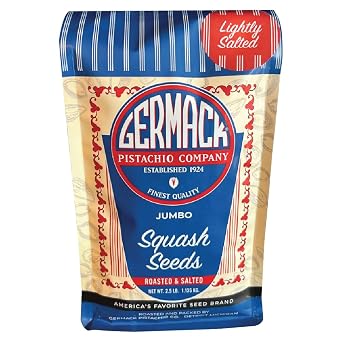 Germack - Jumbo Squash Seeds - Roasted and Lightly Salted 2.5lb Bag