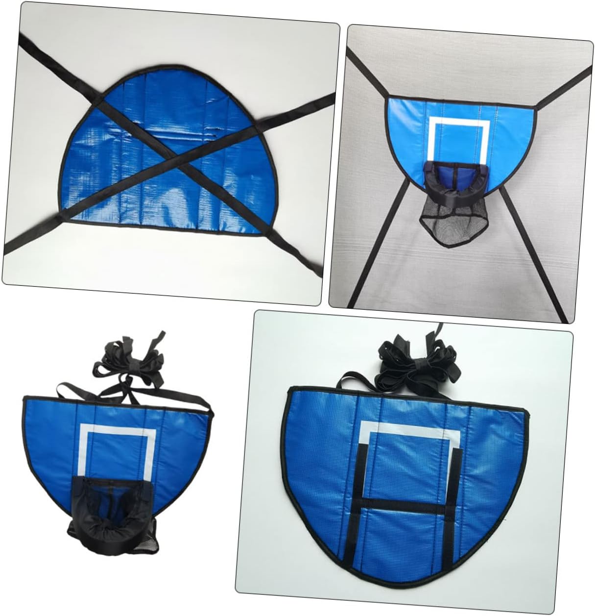 Indoor Trampoline Basketball Hoop for Fun Basketball Rack for Indoor Play for Safety and Skill