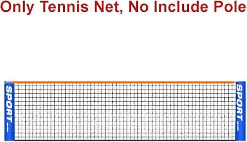 Miniatura 2 de Red de pickleball de bádminton, repuesto de red de bádminton de poliéster, red de entrenamiento de voleibol para niños y adultos, para tenis,
