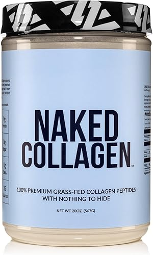 Miniatura 7 de NAKED Collagen Advanced - Proteína en polvo de péptidos, ácido hialurónico, vitamina C, suplemento de colágeno hidrolizado alimentado con pasto