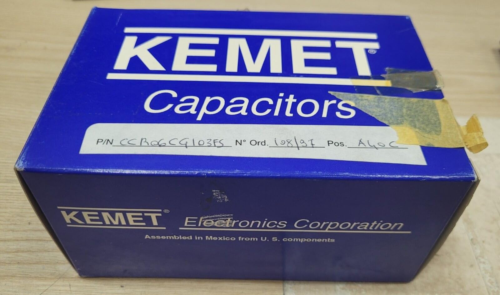 (1 PC) CCR06CG103FS KEMET