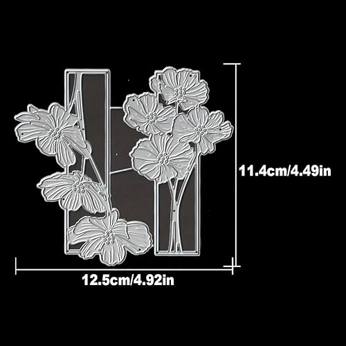 Miniatura 51 de Lapoo Troquel de corte de metal para álbumes de recortes, plantillas duraderas y cortadas para álbumes de recortes, álbumes de fotos, tarjetas