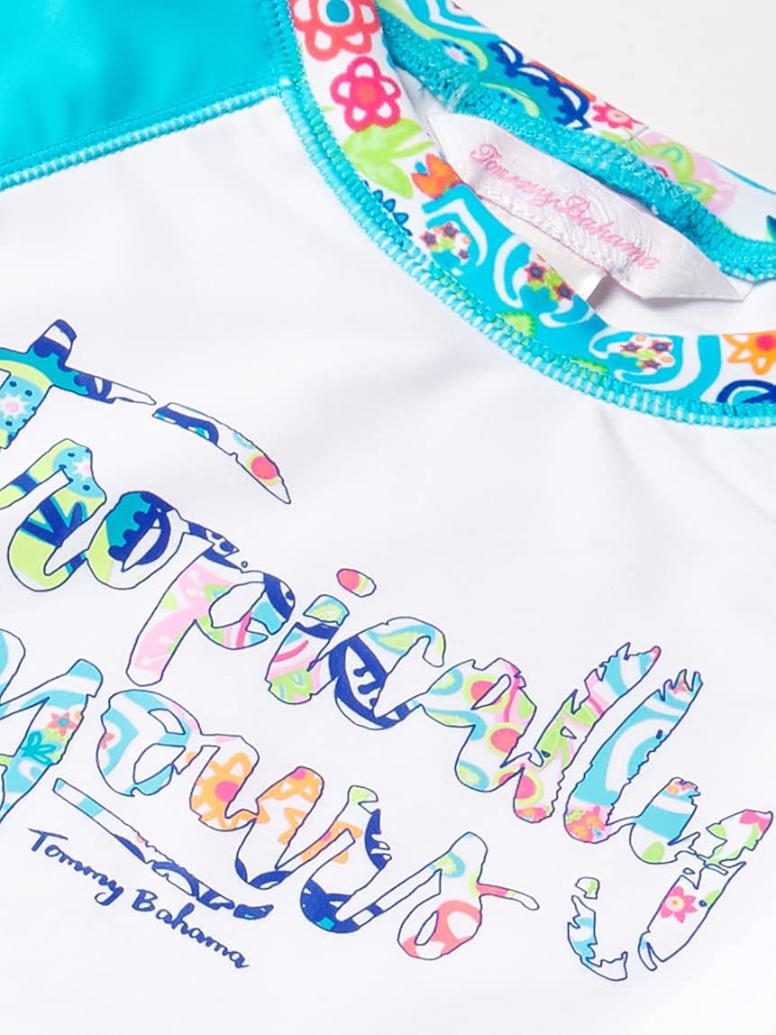 Tommy Bahama Girls' Rashguard and Bottom Swimsuit Set: Clothing, Shoes & Jewelry