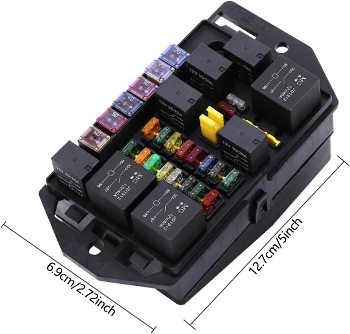 Car Fused 24V Car Fuse Box New Energy Line Power And 16-Way Holder Fit For Automotivo Replacement
