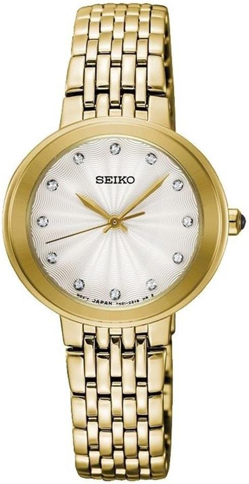 what is the science behind the gold and white dress Seiko Ladies Two-Tone Petite Dress Watch – Gold & Silver Bracelet NZ – The  Gilded Hour
