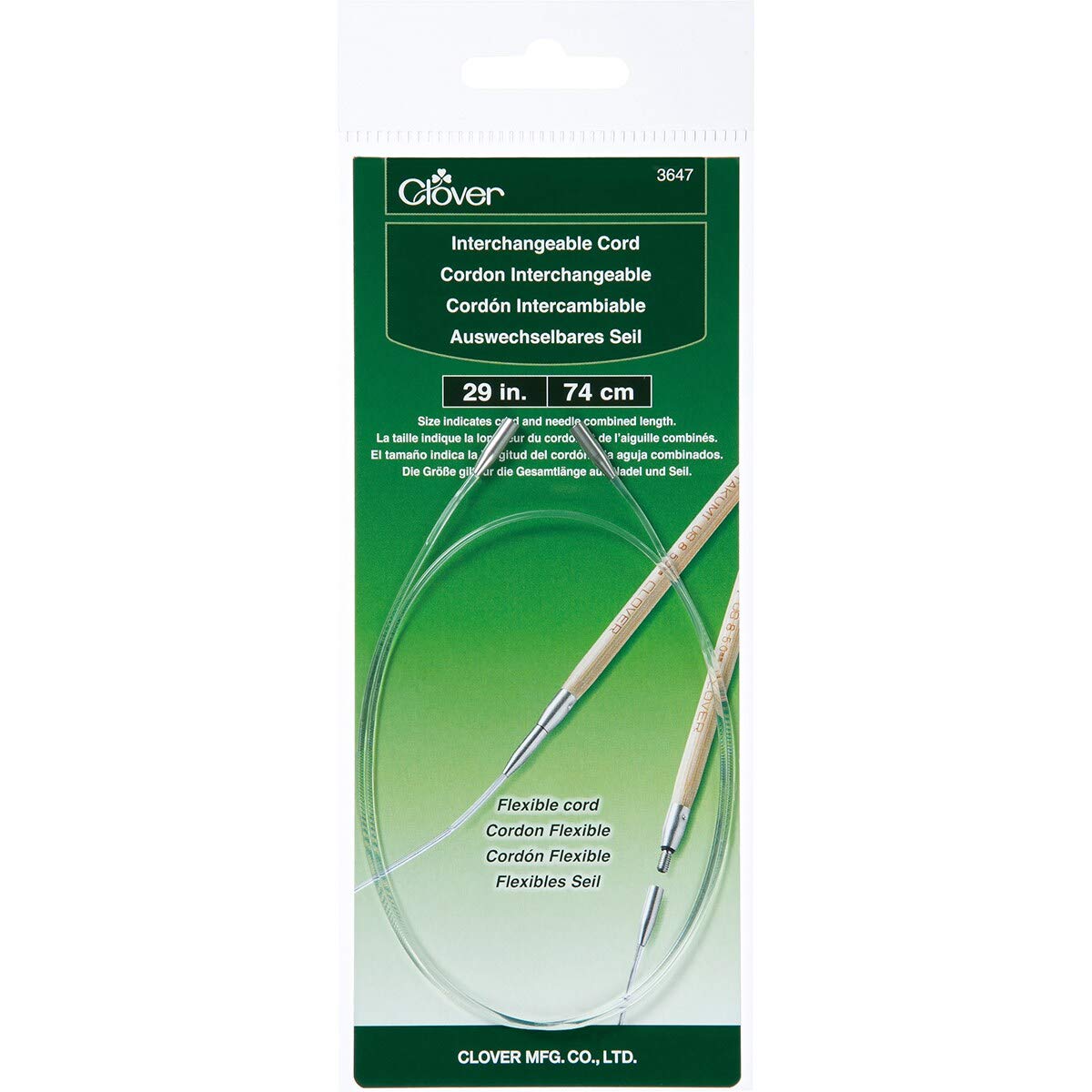 Cordon interchangeable Clover 29" idéal pour tricoter vos pulls