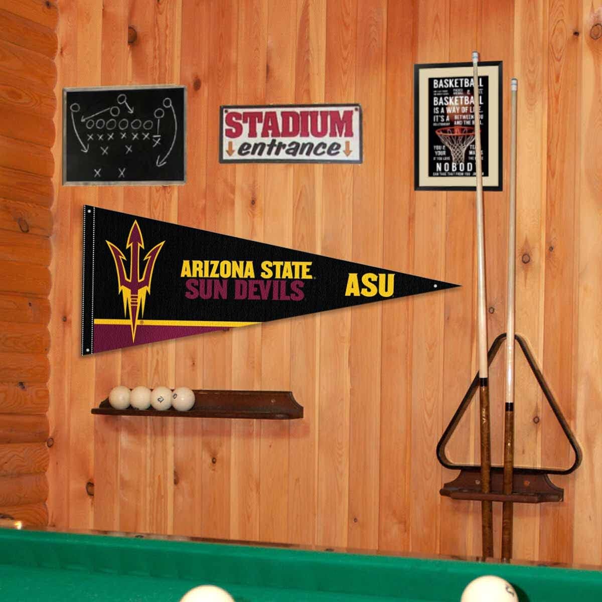 Arizona State Sun Devils Pennant Flag and Wall Tack Mount Pads - Image 4