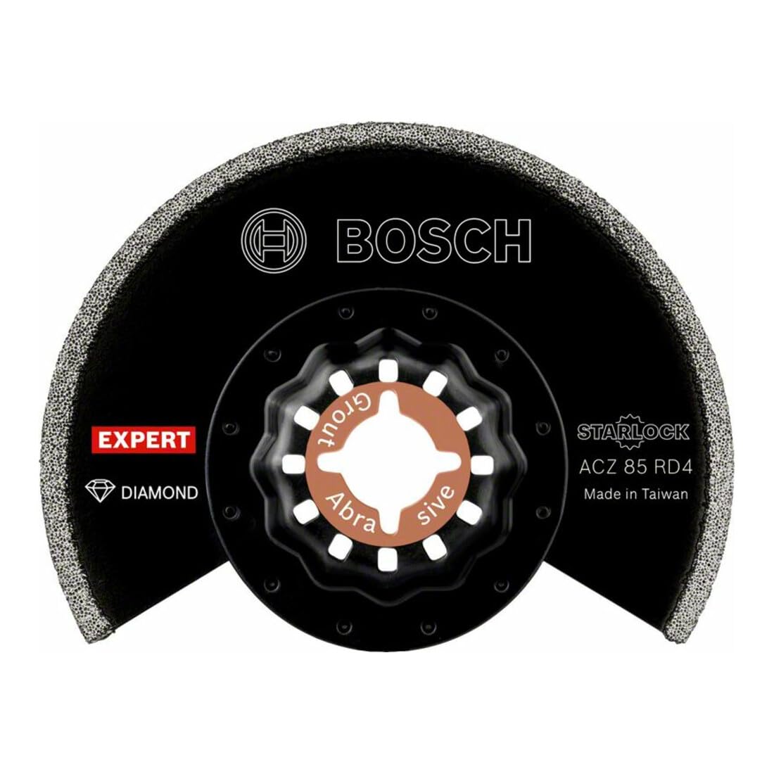 Bosch Expert ACZ 85 RD4 Starlock - Hoja de sierra oscilante multiherramienta abrasiva y lechada 85 mm, paquete de 10