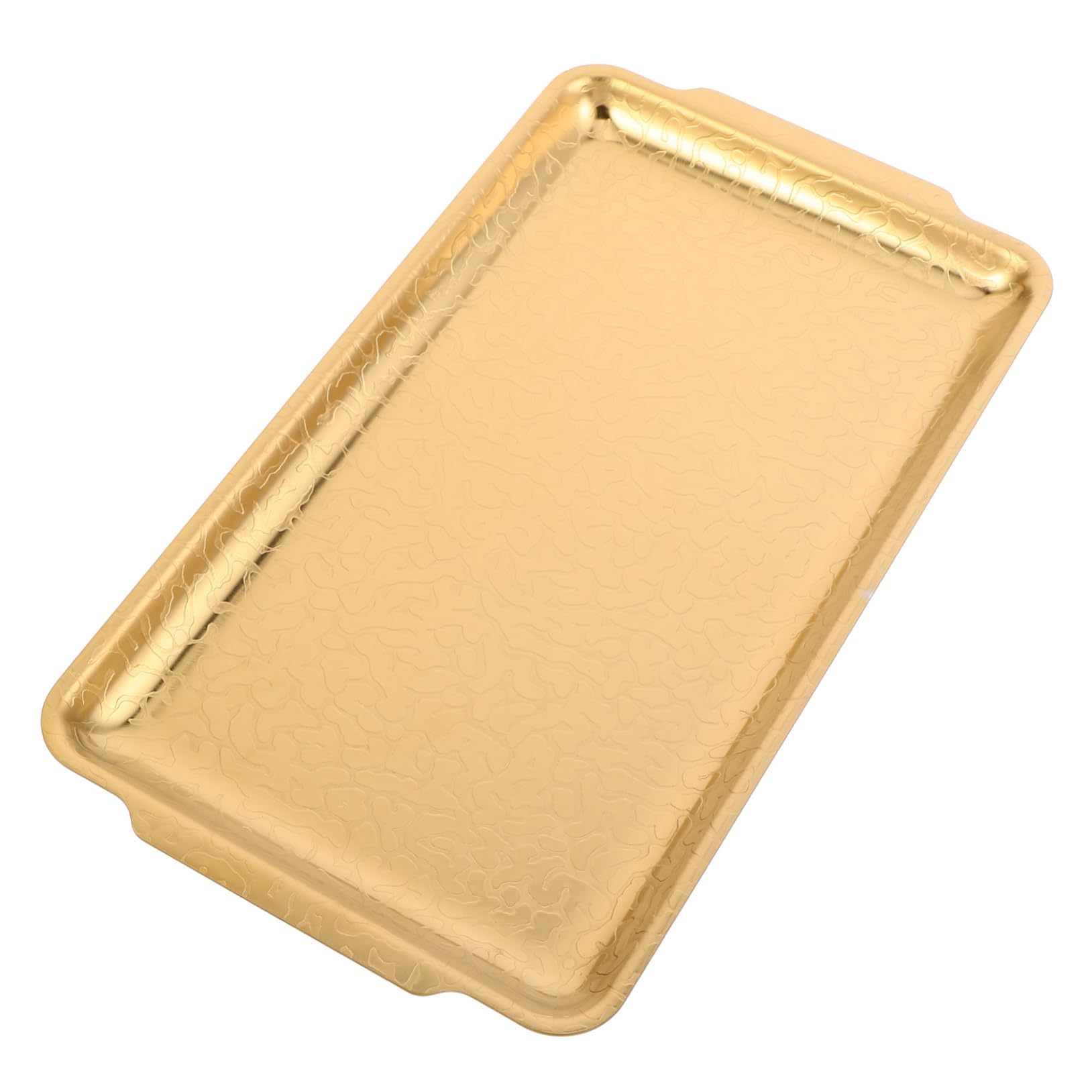 FUNOMOCYA Stainless Steel Grill Pan Large Rectangle Serving Platter Bbq Plate Warming Plate for Gas Stove Silver Metal Serving Tray