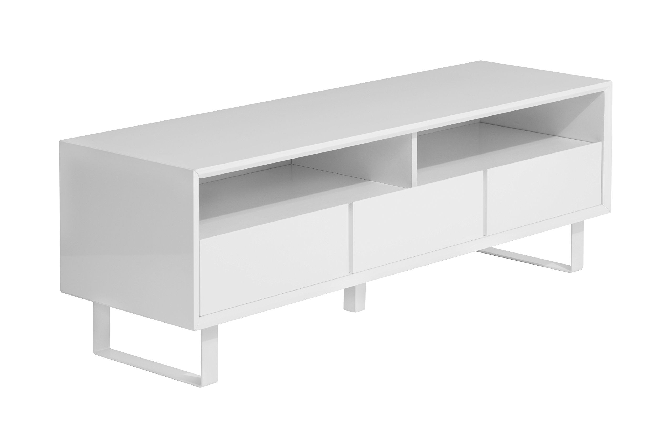 Premier Housewares Interiors By Premier Moritz White High Gloss Media Cabinet from B&Q