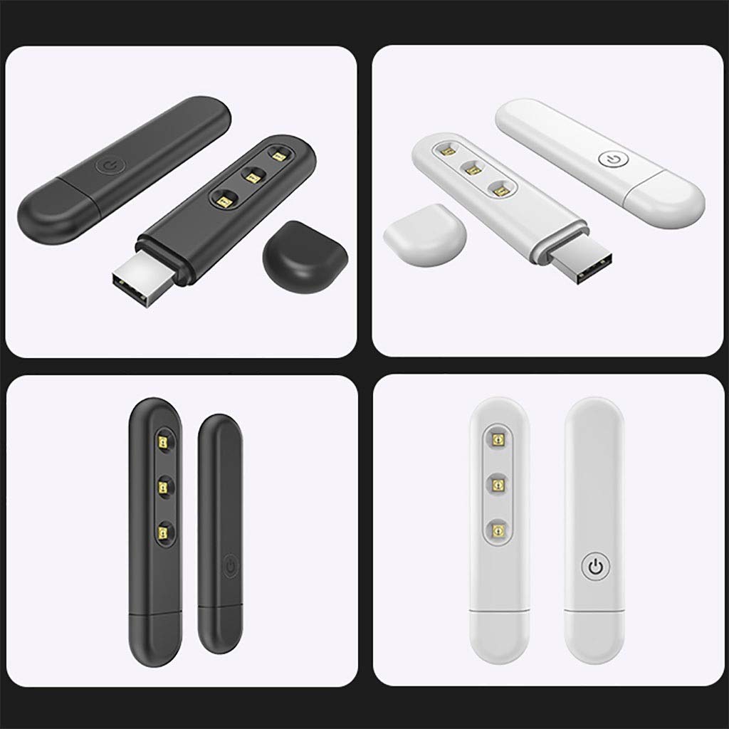 Esterilización lámpara UVC, la lámpara Ultravioleta de esterilización, esterilización Ultravioleta portátil de Mano Stick, USB hogar Cubierta eliminación de Coche de esterilización Mite