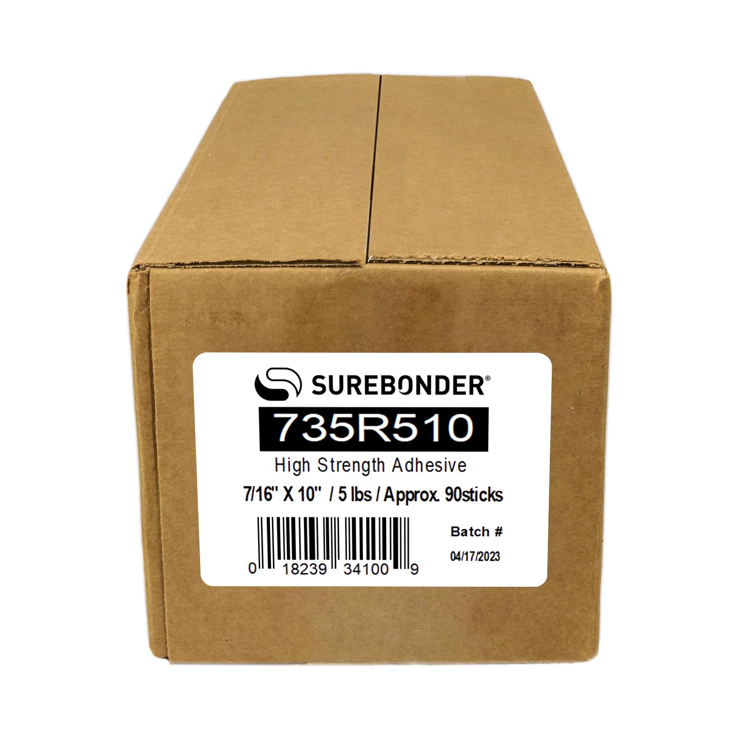 Surebonder 735R510 - Bastoncini di colla standard ad alta resistenza, realizzati negli Stati Uniti, lunghezza 2,3 kg, confezione da 90 bastoncini