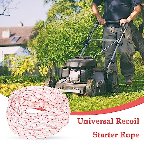 Red Rope Edgers WUIOWPPIC Lawn Mower Pull Cords, Recoil Pull Cord Starter Rope ...