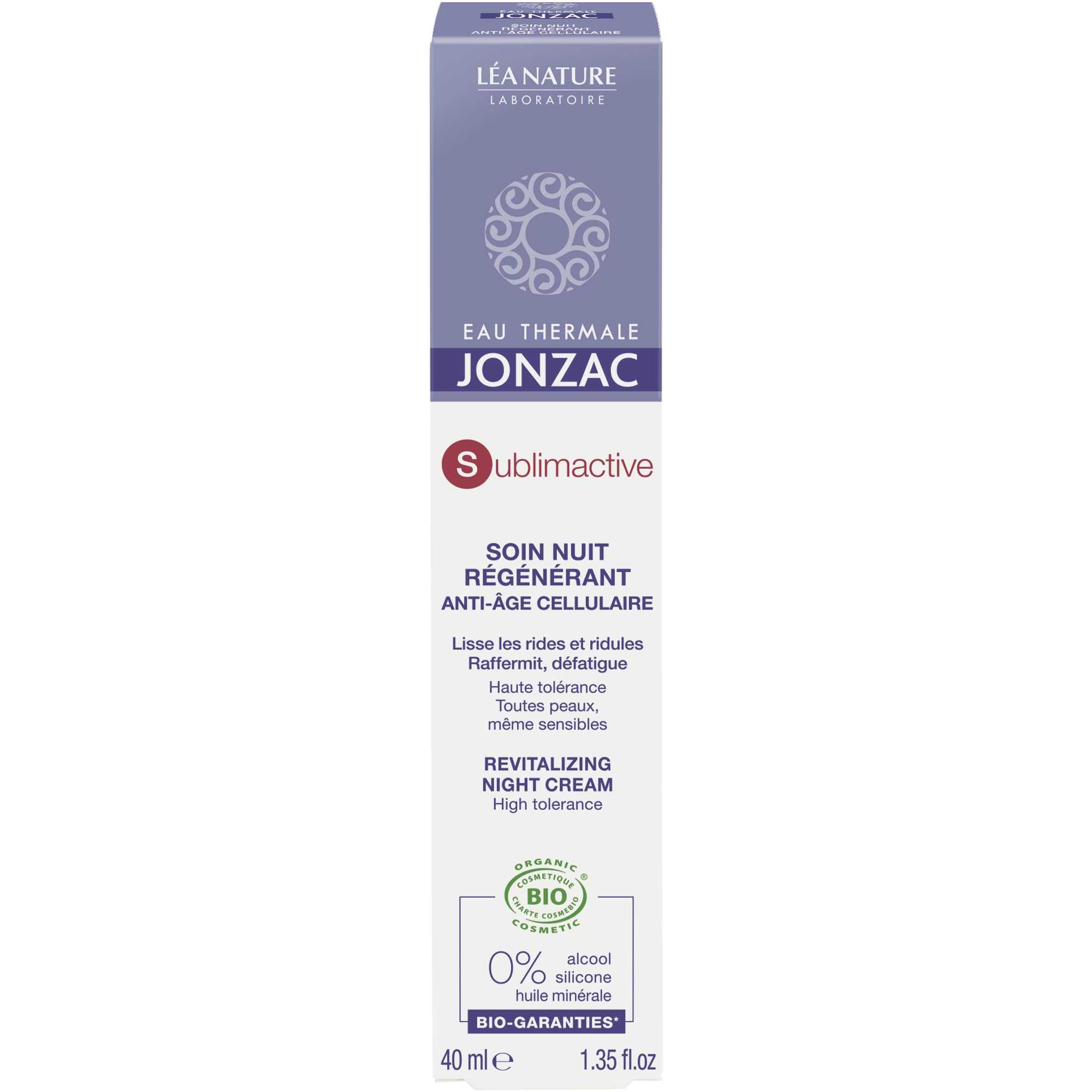 Water Thermal Jonzac®| Sublimaktywna rutyna do twarzy - Wygładzający bogaty krem (40 ml) + regenerująca pielęgnacja na noc (40 ml) | Gładkie zmarszczki i drobne linie | ujędrnia skórę | 99%