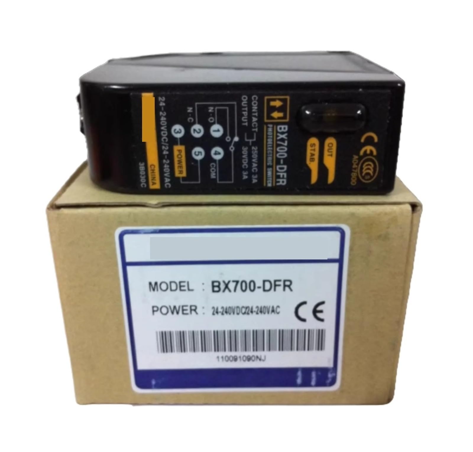 1pcs BX700-DFR or BX700-DFR-T photoelectric switch sensor(BX700-DFR-T)