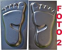 Vista 2 de Moldes de hormigón Pie Yeti pavimentación piedra de hormigón camino camino traza decoración S21