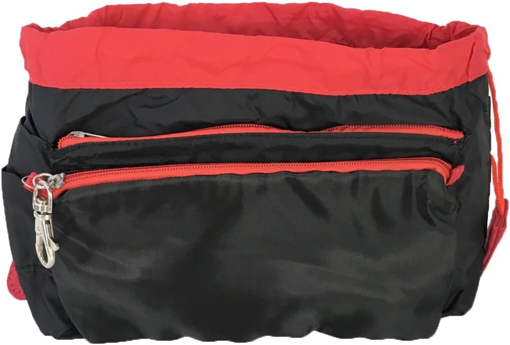 Multi Pocket Handbag Organizer Travel Pouch, Black