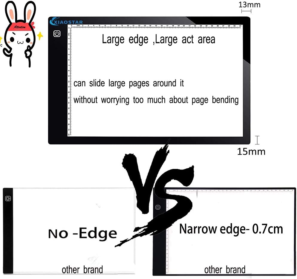 Buy XIAOSTAR Light Box Drawing A4,Tracing Board with Brightness Adjustable for Artists