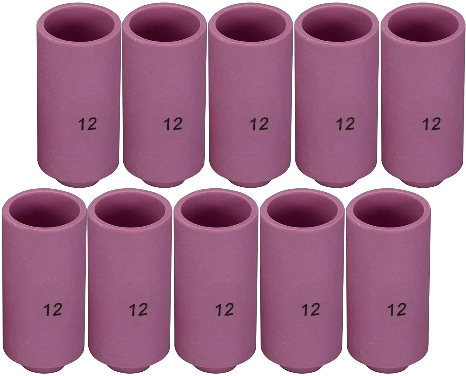 RIVERWELD TIG Alumina Nozzles Ceramic Cups 10N44 12# 19.5mm for QQ300 PTA DB SR WP 17 18 26 TIG Welding Torch Pack of 10