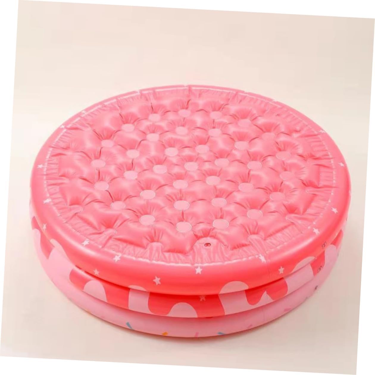 BESPORTBLE Inflatable Swimming Pool Small Pool PVC Material Reusable Outdoor Garden Play for Summer Parties and Fun Pink