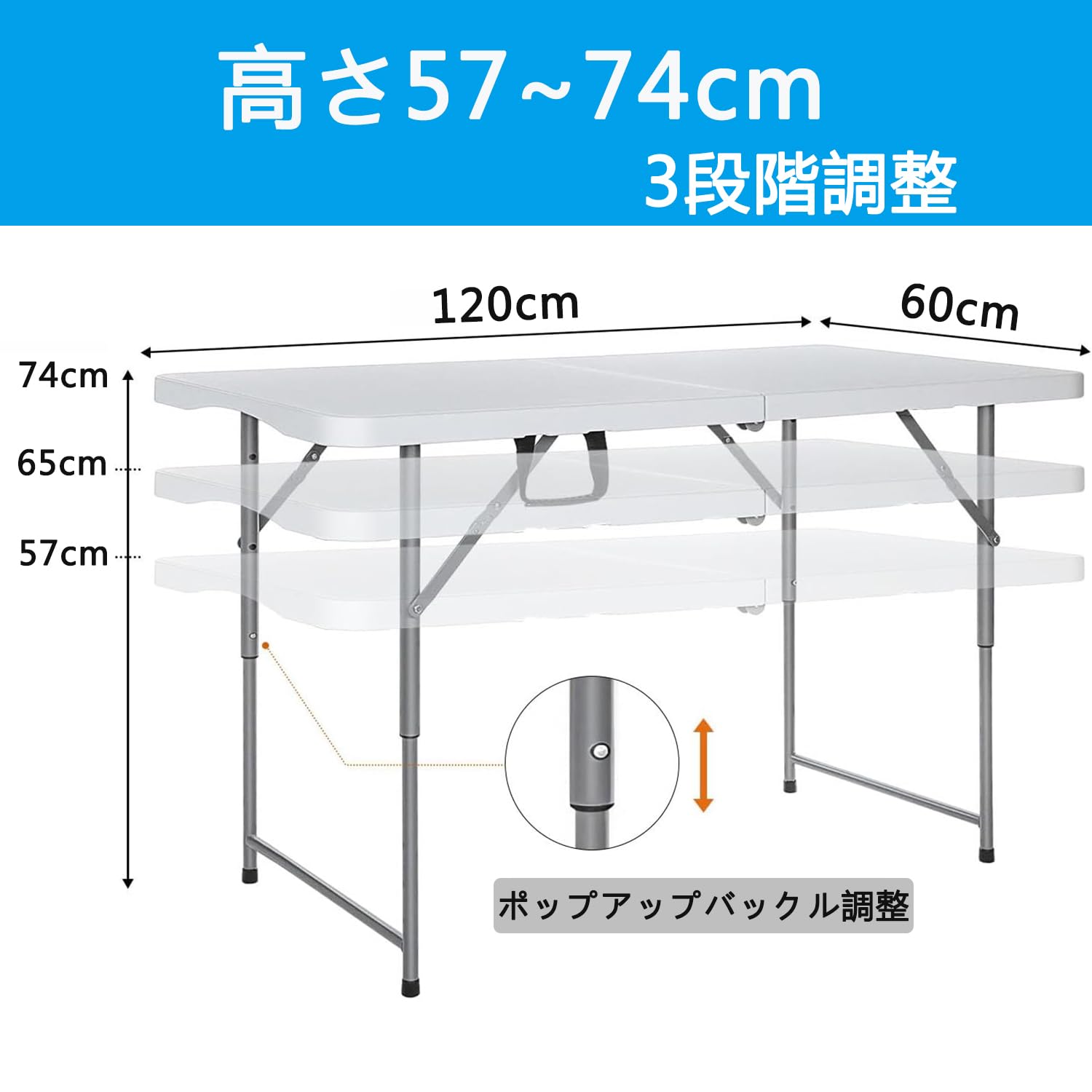 Amazon | 折りたたみテーブル アウトドア テーブル BBQ 折りたたみ
