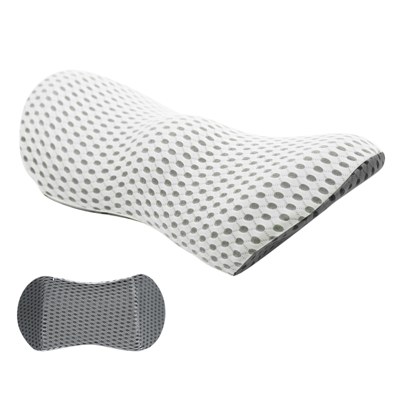 CRFFZ Ergonomic Lumbar Pillow for Chair and, Memory Foam Back Cushions for Lower Back Comfort Lumbar Pillow
