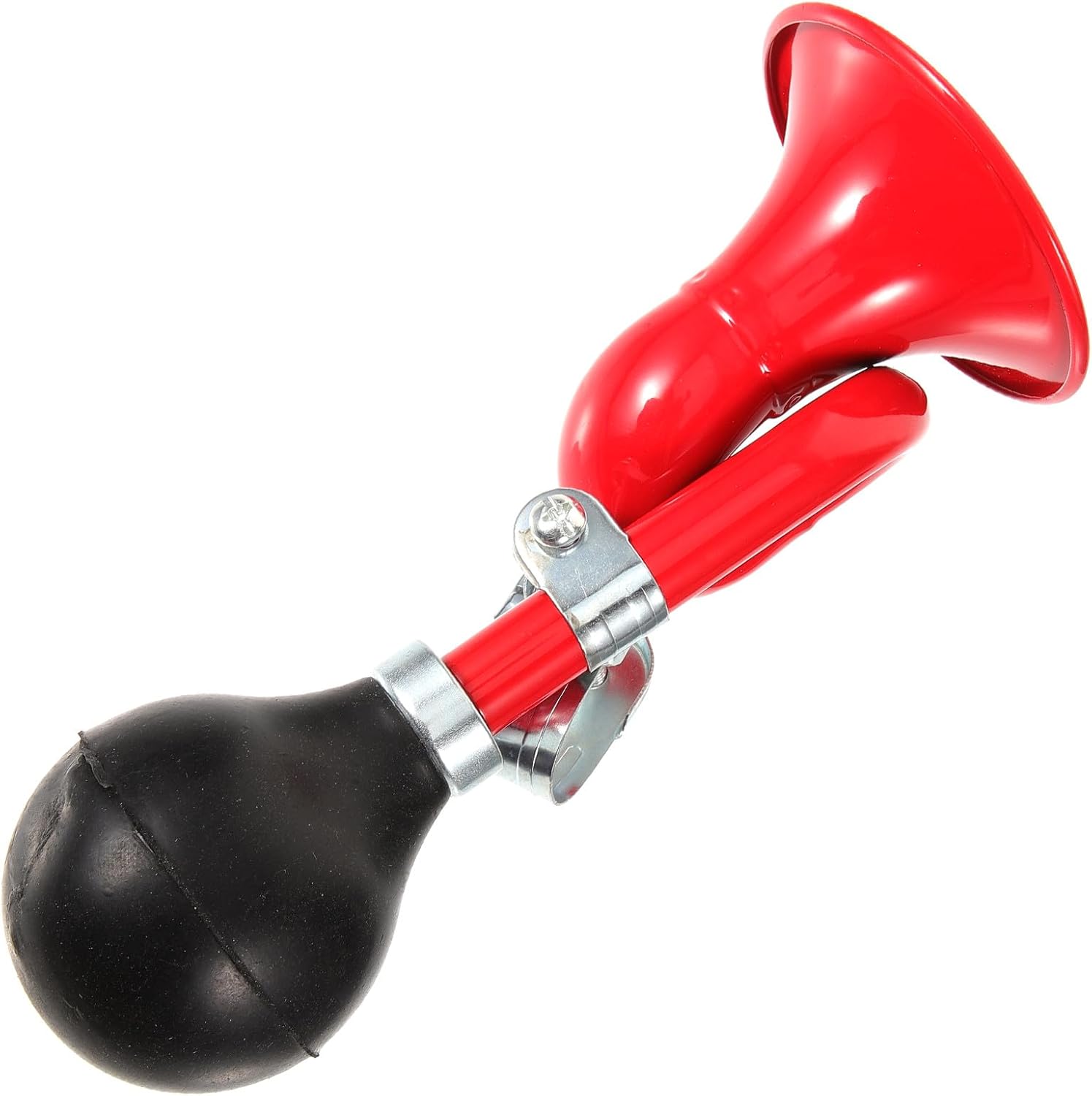 Manual Bike Horn Bicycle Ringer Bell Loud Metal Bike Horn with Squeeze Bugle Cycling Safety Accessory