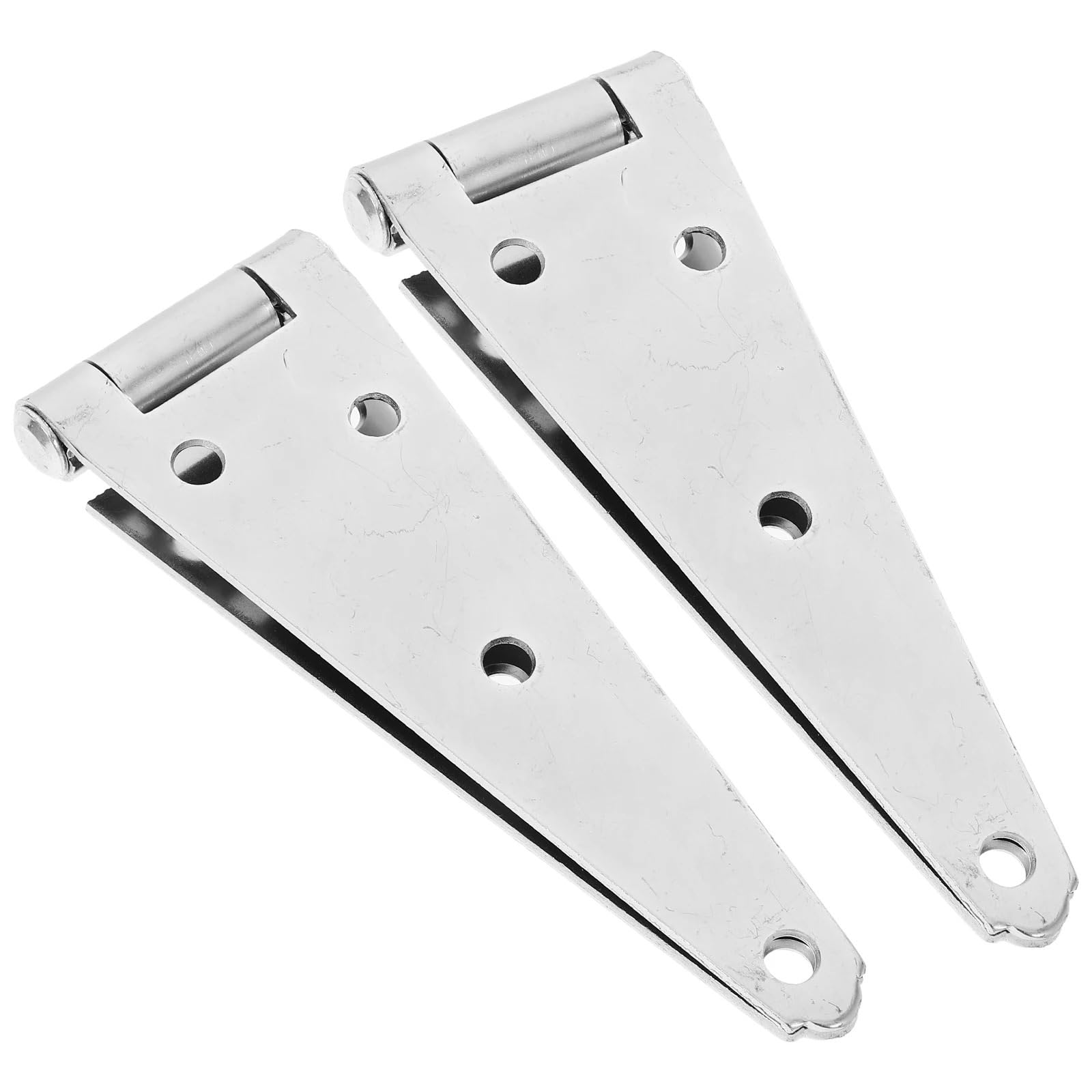 Charnière extérieure robuste 150mm en fer galvanisé pour portail et clôture bois x2