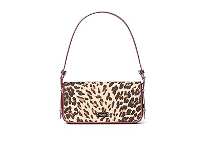 Kate Spade New York Liv Downtown Leopard Fabric Shoulder Bag Tote Women