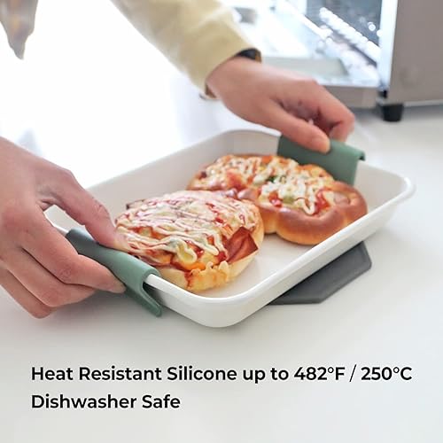 Miniatura 4 de Carrotez Soportes de silicona para ollas, cubiertas resistentes al calor para mangos de ollas para cocina, accesorios para hornos holandeses de