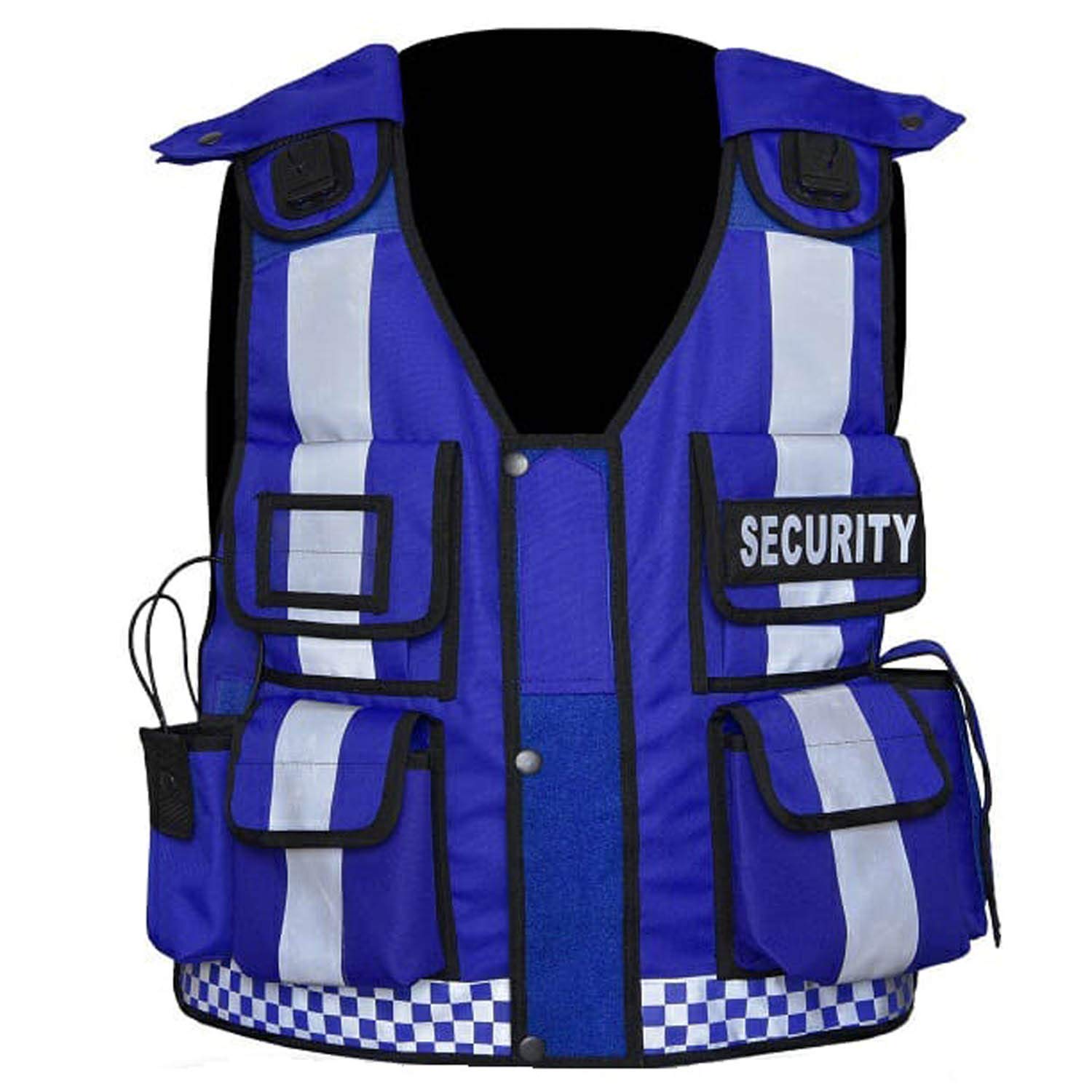 RAC3 New Hi Viz Tactical Vest Dog Handler Security,CCTV, Event staff, Tac Vest (Blue) — image 1