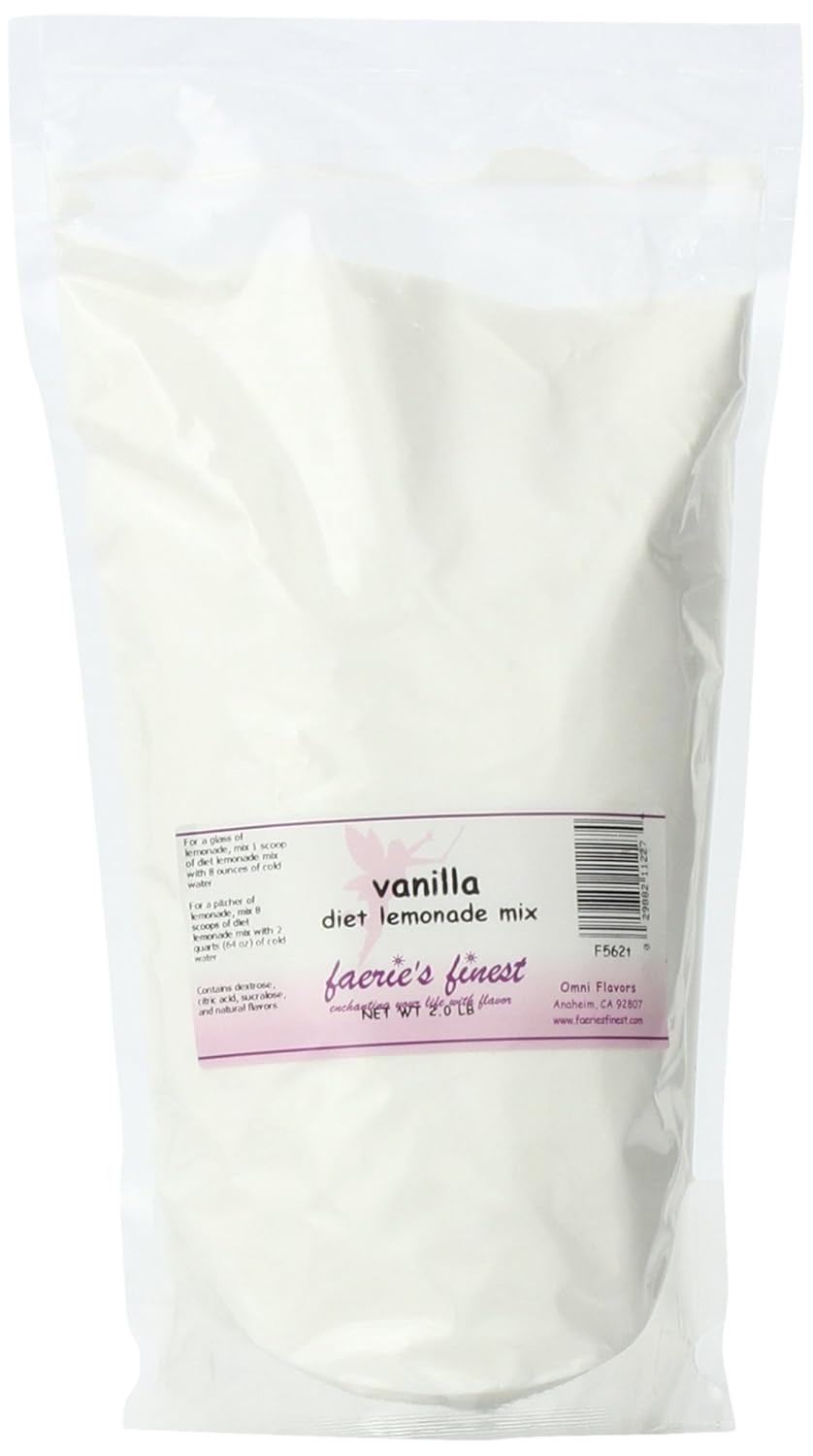 Faeries Finest Vanilla Diet Lemonade Mix, 2 Pound Coffee